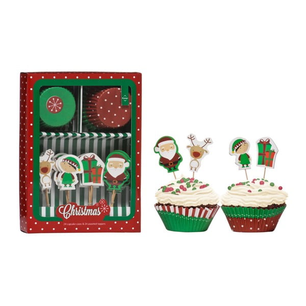 Set per la decorazione di cupcake natalizi - Premier Housewares