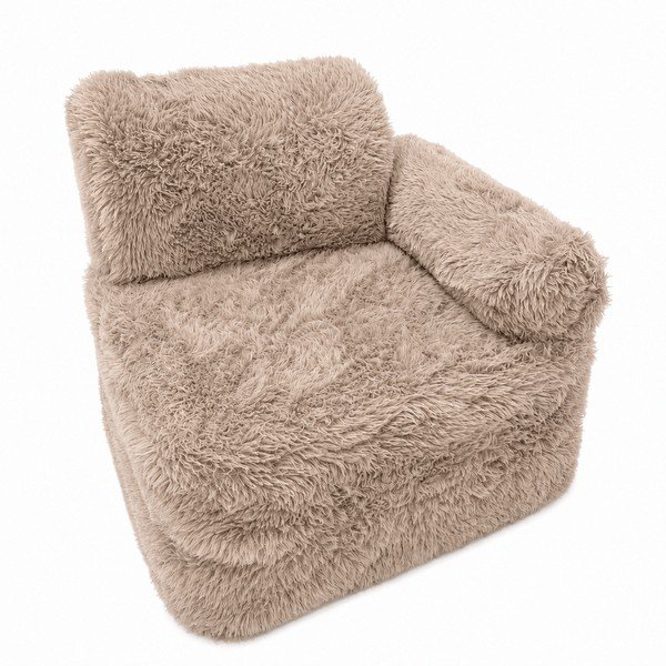 Poltrona per bambini colore naturale chiaro Mammoth – Meowbaby