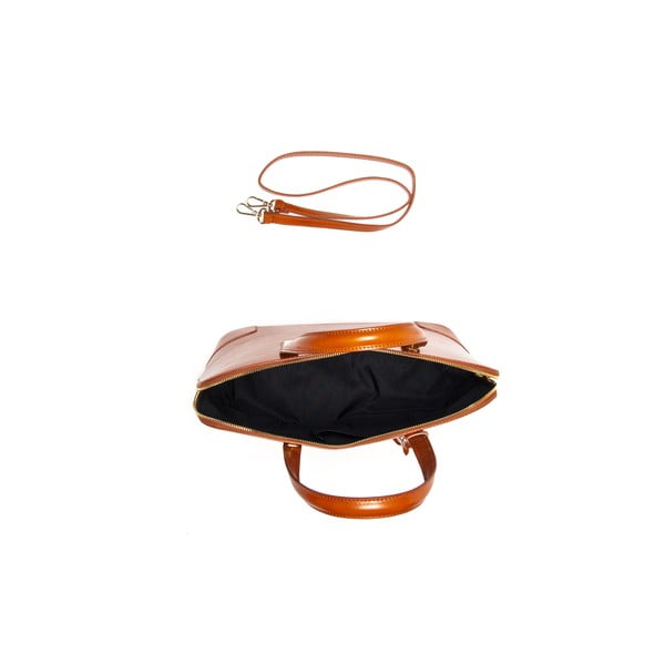 Kožená kabelka Luisa Vanini 364 Cognac-image-2