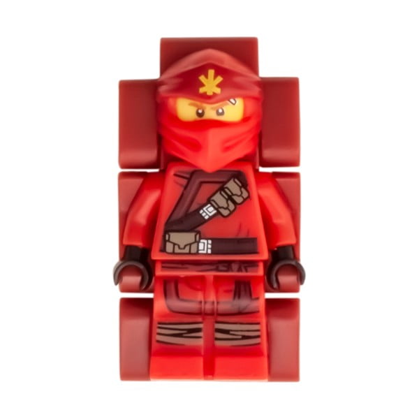Orologio da polso rosso con cinturino pieghevole e minifigure NINJAGO Kai - LEGO®-image-3