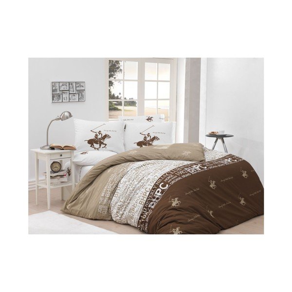 Biancheria da letto matrimoniale con lenzuolo BHPC Greaves, 200 x 220 cm - Beverly Hills Polo Club