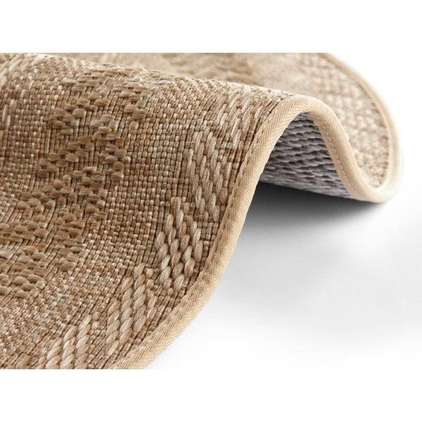 Tappeto da esterno beige, Ø 160 cm Almendro - NORTHRUGS-image-3