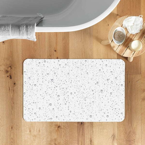Tappetino per il bagno grigio chiaro 50x80 cm Splash – douceur d'intérieur-image-1
