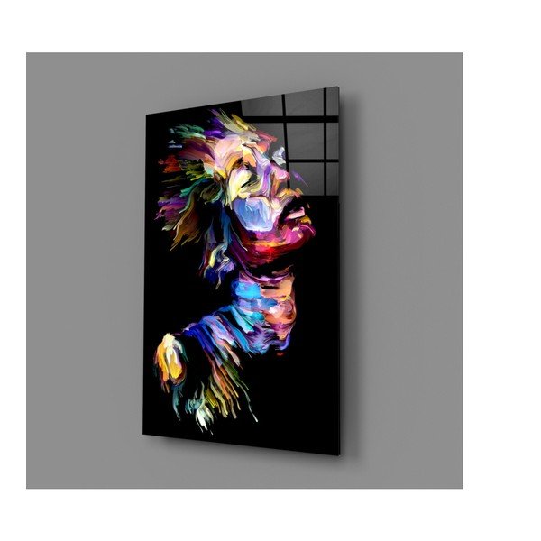 Pittura su vetro , 46 x 72 cm Effect Woman - Insigne-image-3