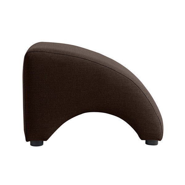 Pouf Brandford marrone scuro - Max Winzer-image-1
