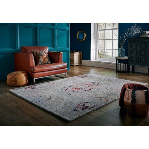 Tappeto persiano Fusion beige tessuto a mano, 160 x 230 cm - Flair Rugs-image-2