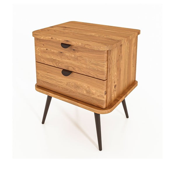 Comodino in legno di quercia in colore naturale Kula - The Beds-image-3