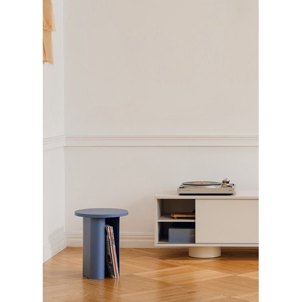 Tavolino rotondo in metallo ø 35 cm Sato – noo.ma-image-2