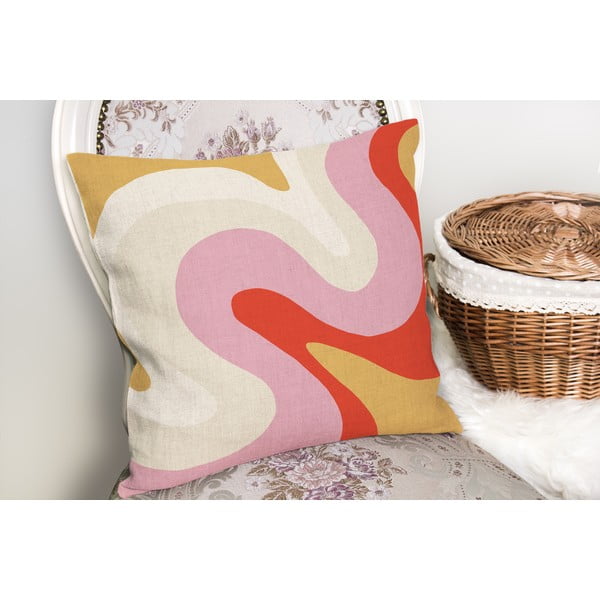 Federa decorativa 43x43 cm Raspberry Creamsicle – Mila Home-image-1