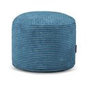 Puof a sacco blu con rivestimento in velluto a coste Mini – SLOWDOWN