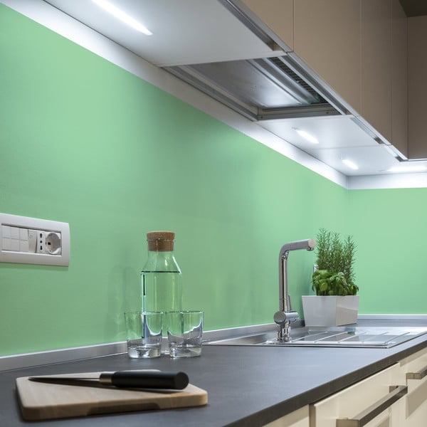 Adesivo murale 200x60 cm Mint Green - Ambiance-image-2