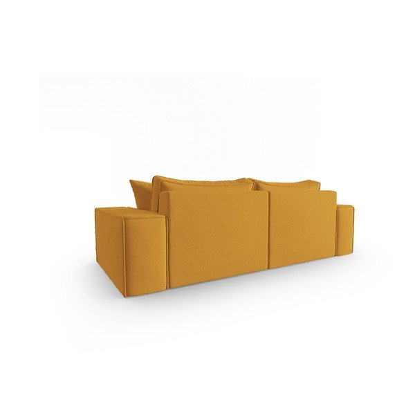 Divano giallo 212 cm Mike - Micadoni Home-image-3