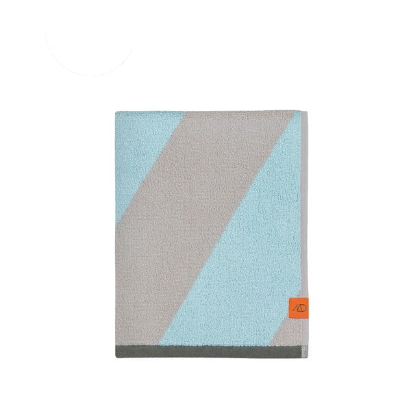 Asciugamano in spugna in cotone organico color menta 50x90 cm Diagonal - Mette Ditmer Denmark