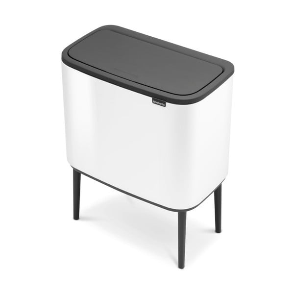 Cestino per la spazzatura in acciaio bianco touch 36 l Bo Touch Bin – Brabantia-image-4