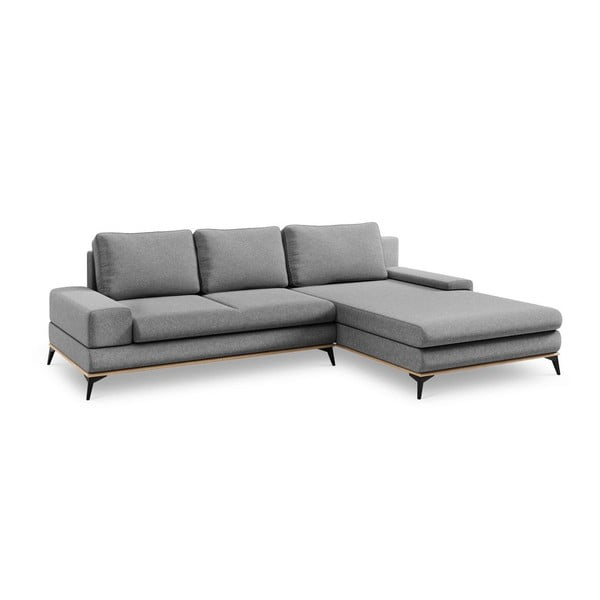 Divano letto grigio ad angolo, angolo destro Planet - Windsor & Co Sofas-image-2