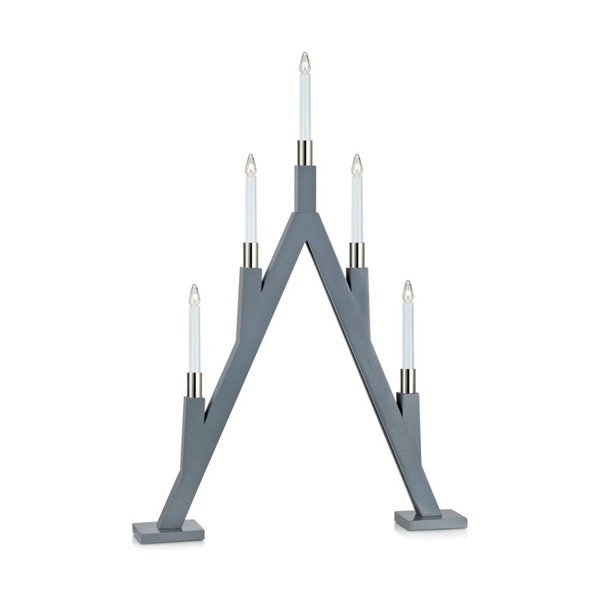 Decorazione luminosa grigia con motivo natalizio Bjurfors - Markslöjd