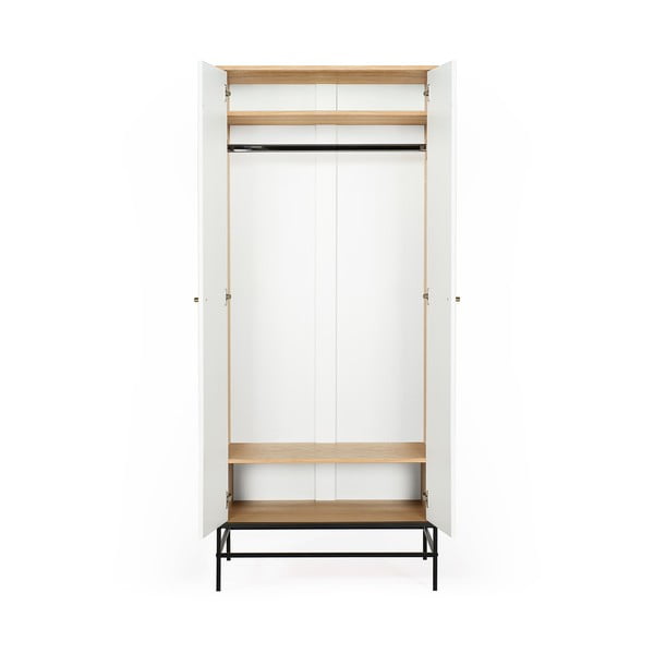 Armadio bianco 80x190 cm Lia - Woodman-image-2