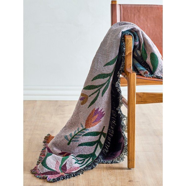 Coperta in misto cotone 130x160 cm Yash – Bloomingville-image-2