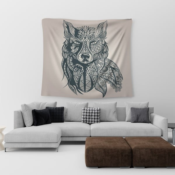 Arazzo 200x140 cm Wolf - Wallity-image-1
