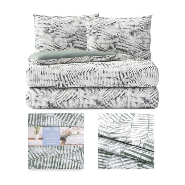 Biancheria da letto in cotone per letto matrimoniale, 200 x 220 cm Averi Belize - AmeliaHome-image-2