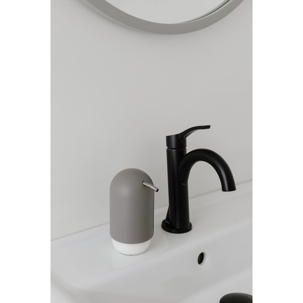 Dispenser di sapone in plastica grigia 230 ml Touch - Umbra-image-4