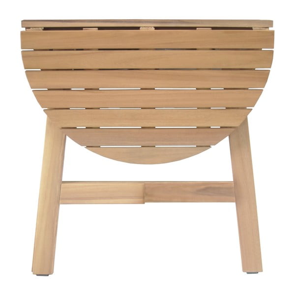 Tavolo da pranzo da giardino in acacia massiccia 45x70 cm Nina - LDK Garden-image-1