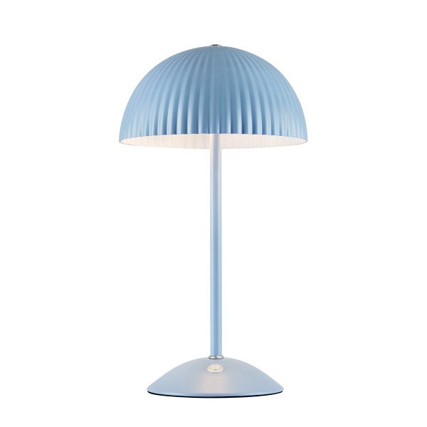 Lampada da tavolo blu in metallo con paralume in metallo (altezza totale 33,5 cm) Zin – Markslöjd