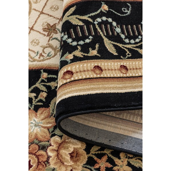 Tappeto nero e beige 120x170 cm Herat - Nouristan-image-3