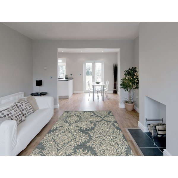 Tappeto in lana grigio 200x300 cm Jolene graphite - Agnella-image-1