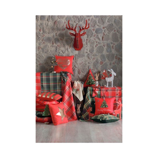 Cuscino rosso Mike & Co. NEW YORK Miele Deco, 36 x 36 cm - Mike & Co. NEW YORK-image-1