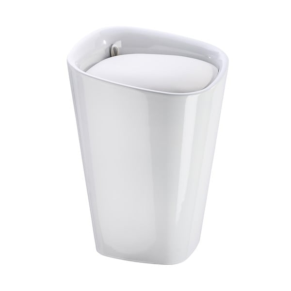 Cesto per la biancheria bianco e sgabello in uno , 20 l Candy - Wenko-image-2