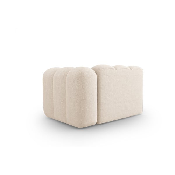 Divano componibile color crema (con penisola a destra) Lupine – Micadoni Home-image-4