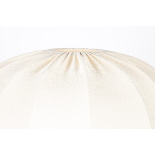 Lampada da terra bianca con paralume in tessuto (altezza 160 cm) Shem - White Label-image-3