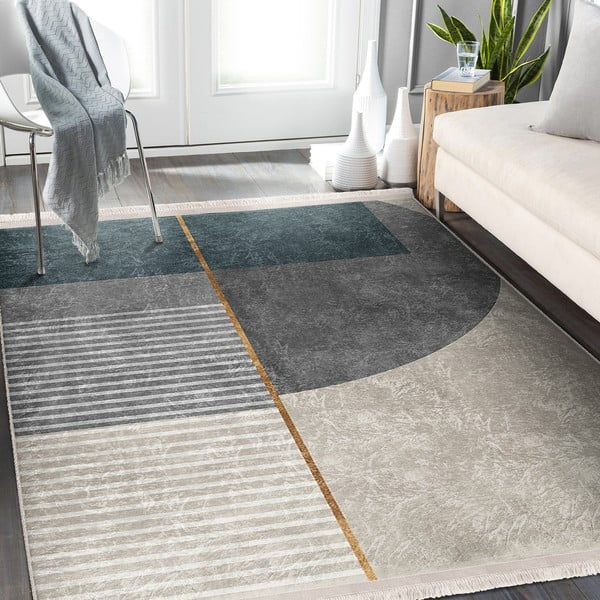 Tappeto blu-grigio 160x230 cm - Mila Home-image-2