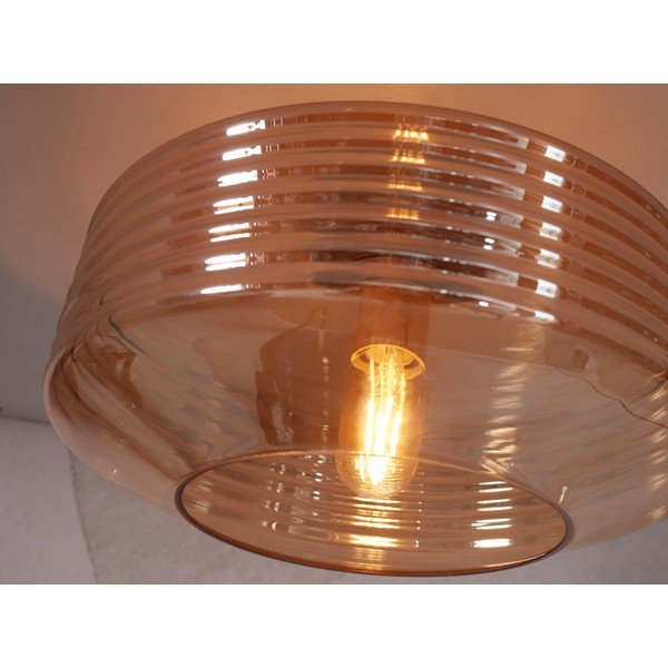 Lampada da soffitto marrone con paralume in vetro ø 35 cm Verona - it's about RoMi-image-2