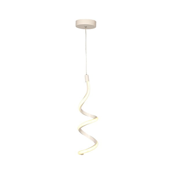 Lampadario LED bianco in metallo ø 12 cm Hilton – Squid Lighting