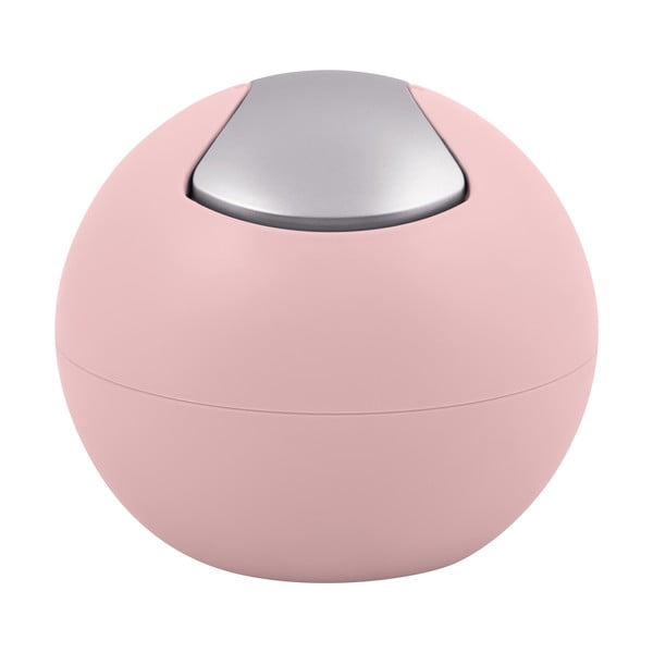 Cestino per la spazzatura rosa in plastica 1 l   Bowl Matt – Spirella