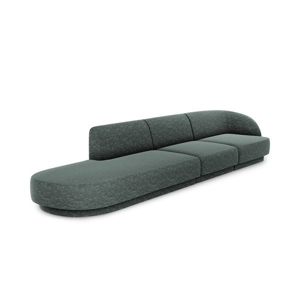 Divano verde scuro 328 cm Miley - Micadoni Home-image-3