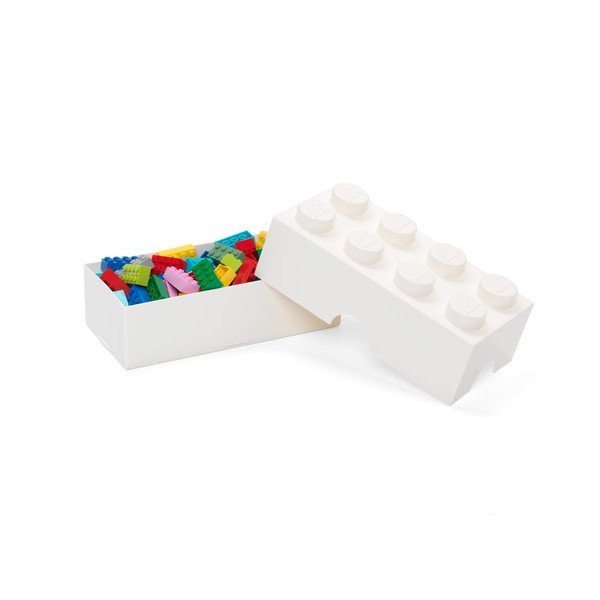 Scatola per bambini bianca in plastica 20x10x7 cm – LEGO®-image-2