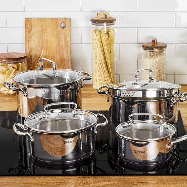 Set di pentole in acciaio inox 10 pezzi DUETTO+ G719SA55 - Tefal-image-3