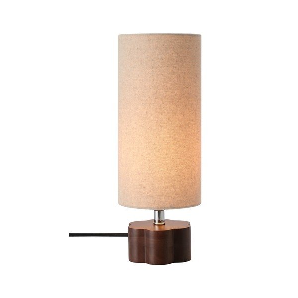 Lampada da tavolo marrone/beige in lino (altezza totale 33,5 cm) Joline – Ellos Home-image-3