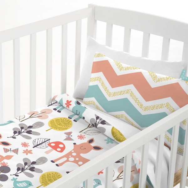 Biancheria da letto per bambini in cotone, 100 x 120 cm Woodland - Moshi Moshi-image-2