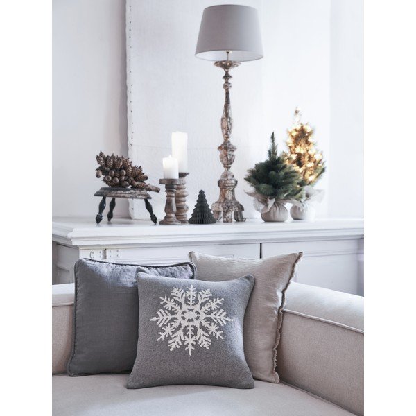 Federa 40x40 cm Snowflake - Westwing Collection-image-3