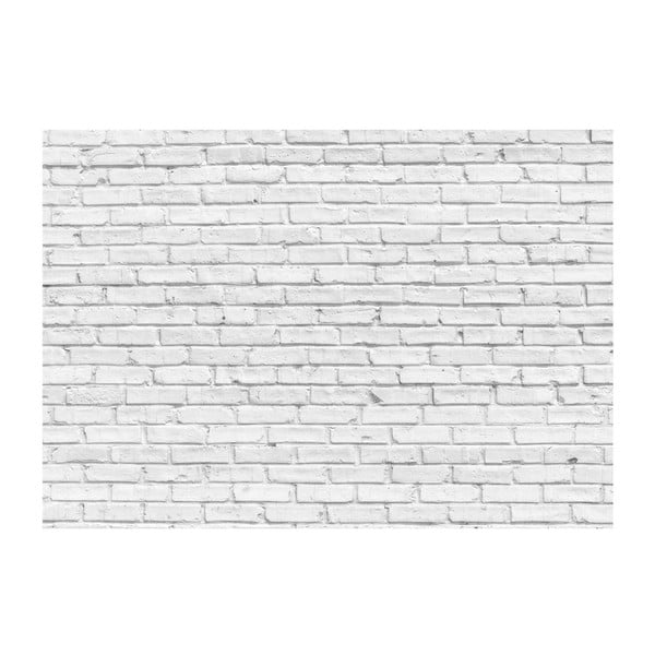 Carta da parati bianca di grande formato Stone, 400 x 280 cm White Stone - Artgeist