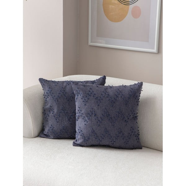 Federe decorative in set 2 pz 43x43 cm Tuffet – Mioli Decor-image-1