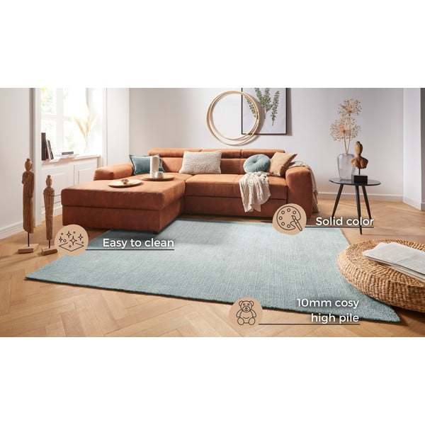 Tappeto azzurro , 120 x 170 cm Supersoft - Mint Rugs-image-4