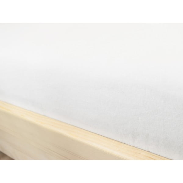 Lenzuolo in micropile bianco, 90 x 160 cm - Benlemi-image-1