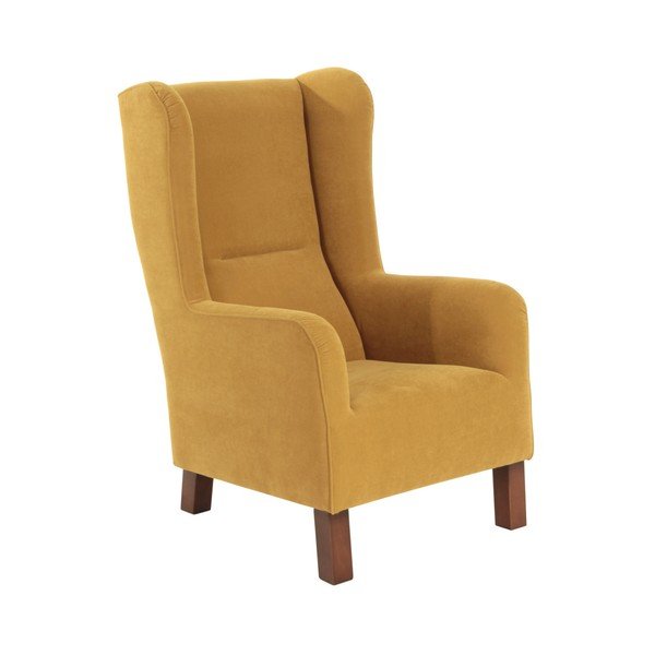 Poltrona gialla Bruno Velor - Max Winzer
