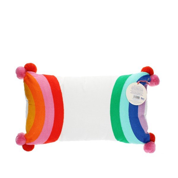 Cuscino per bambini in misto cotone 50x33 cm Rainbow – Rex London-image-4