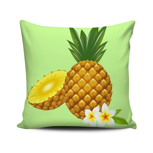 Polštář Home de Bleu Tropical Pineapple, 43 x 43 cm